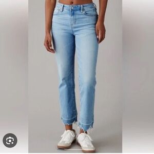 American‎ Eagle Kick Boot Crop Denim